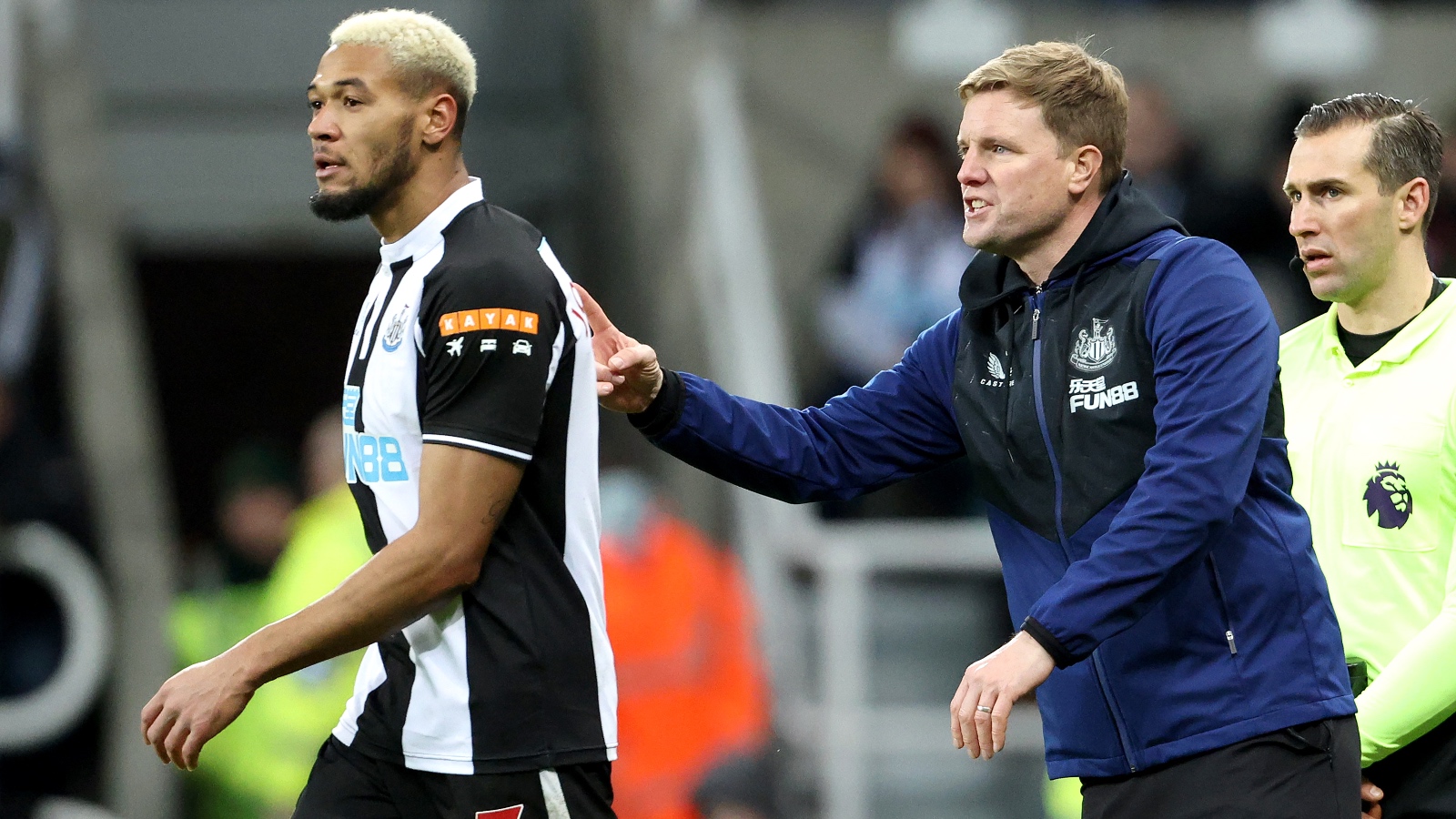 Howe irked by Joelinton comments that place ‘unnecessary pressure’ on Newcastle