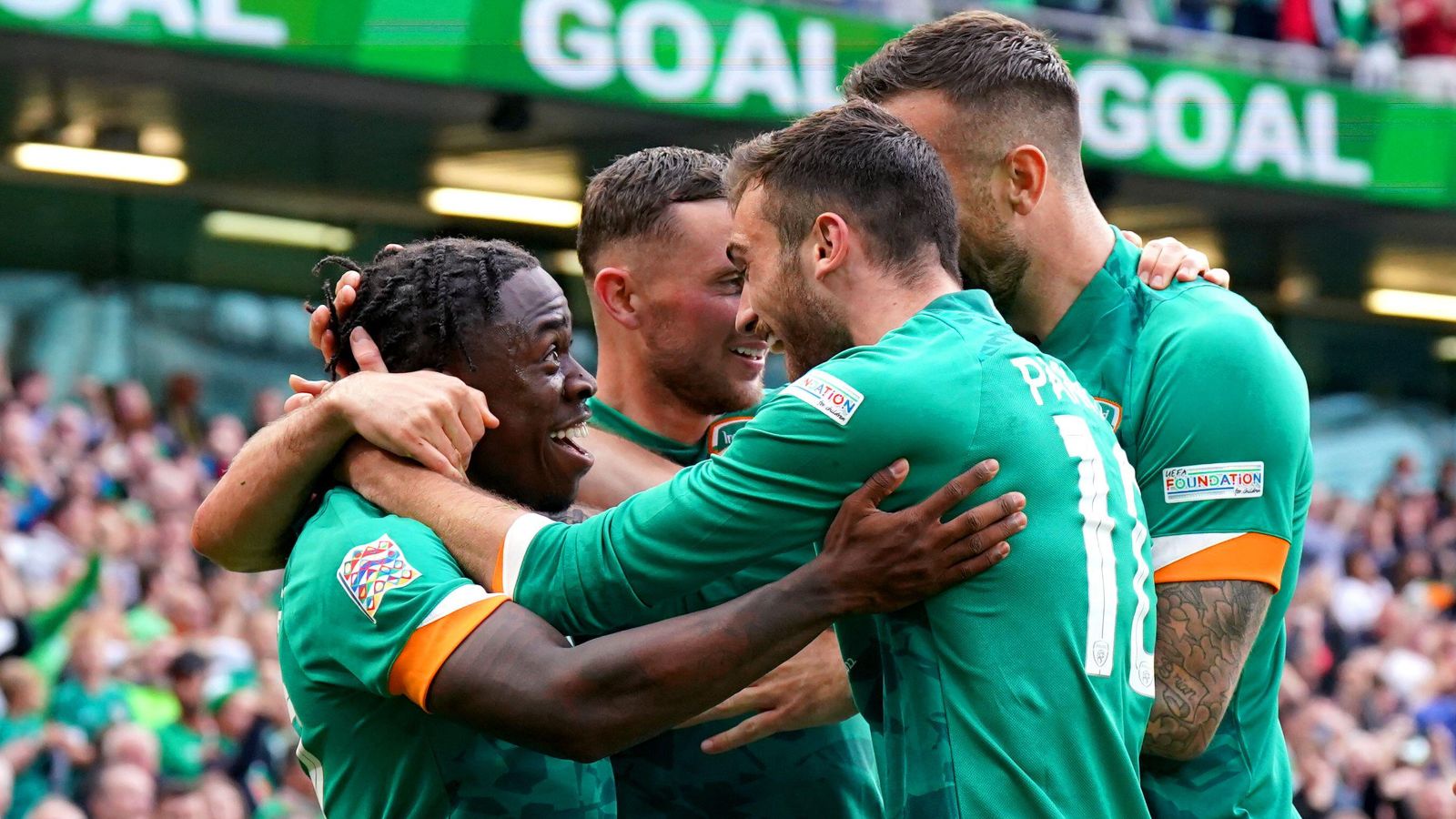 Republic of Ireland 3-0 Scotland: Obafemi nets in full debut as Kenny’s men breeze past Scots