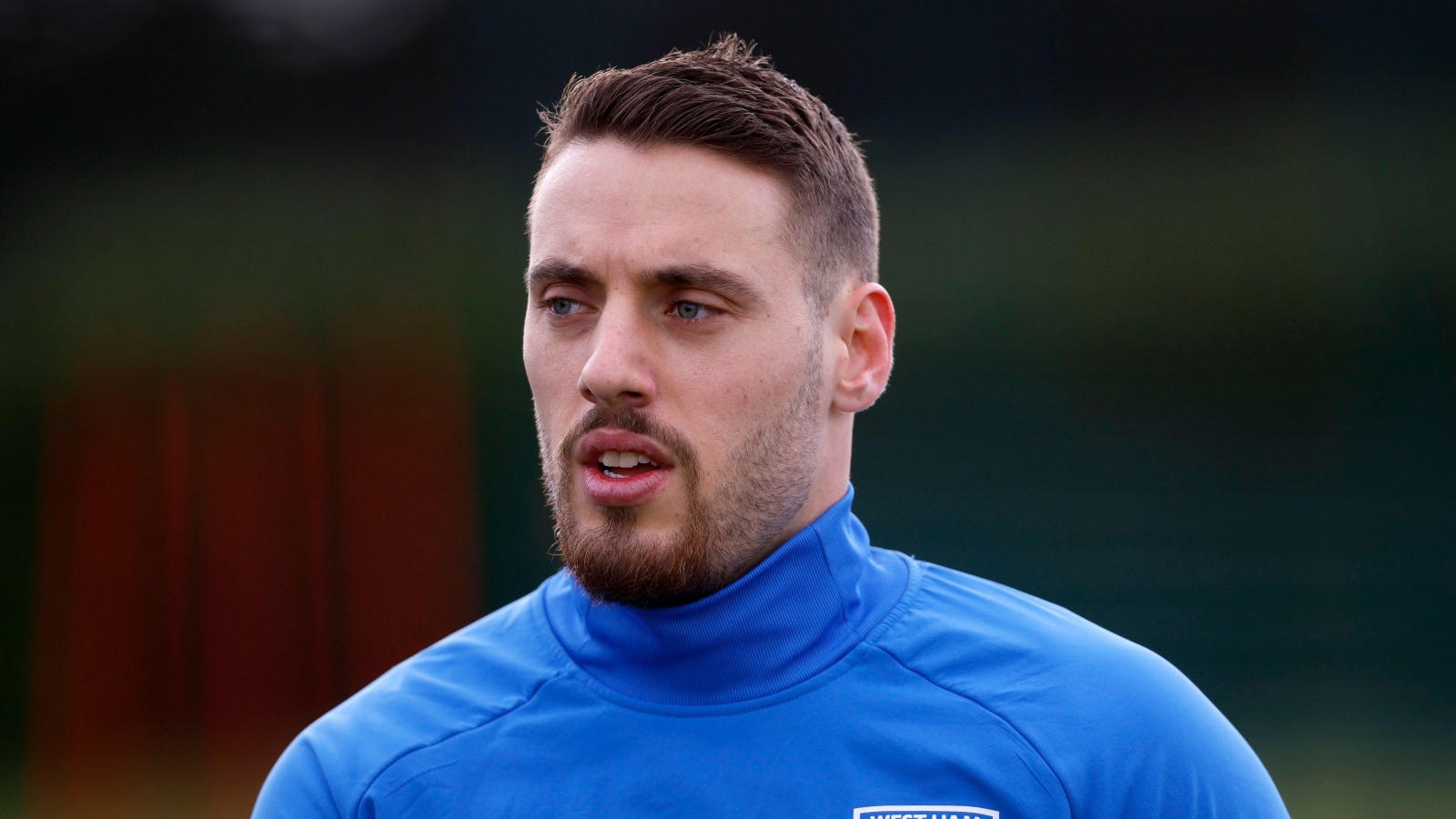 West Ham attacker Nikola Vlasic during a training session