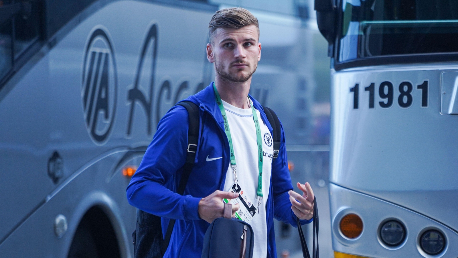 Chelsea forward Timo Werner before a match