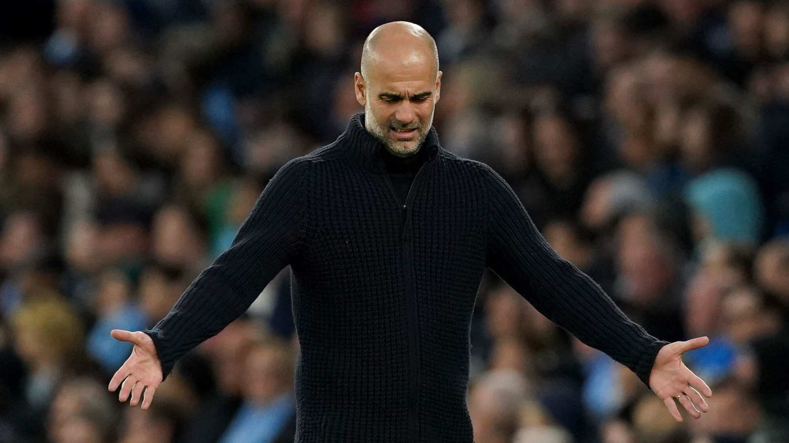 Manchester City head coach Pep Guardiola