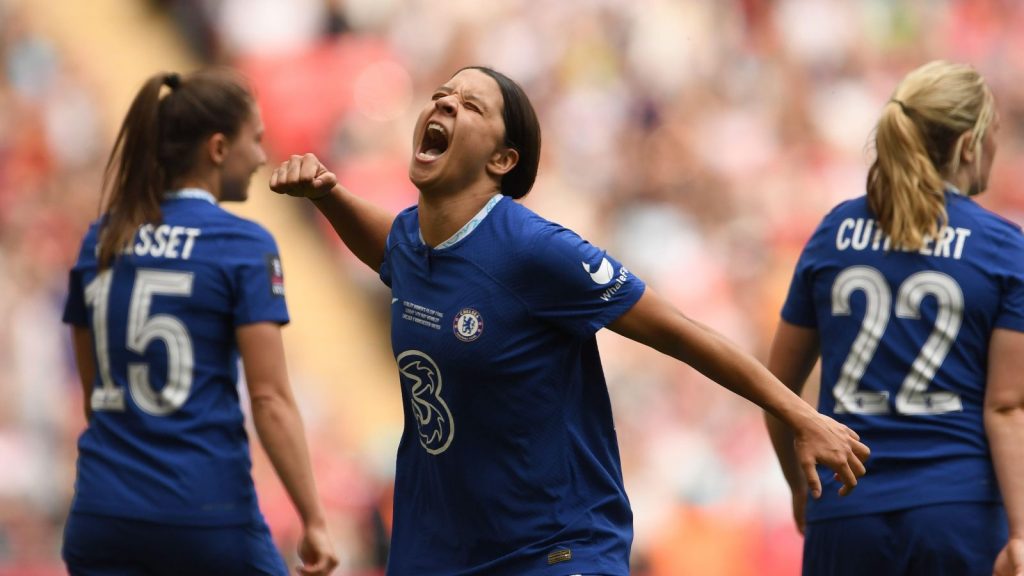 Chelsea 1-0 Man Utd: Sam Kerr scores only goal in historic FA Cup final