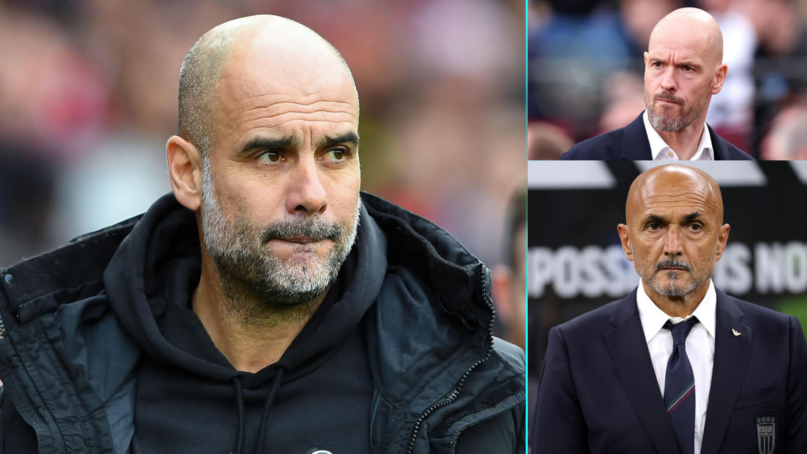 Dyche, Conte, Ten Hag, Pep The top 10 bald football managers in the