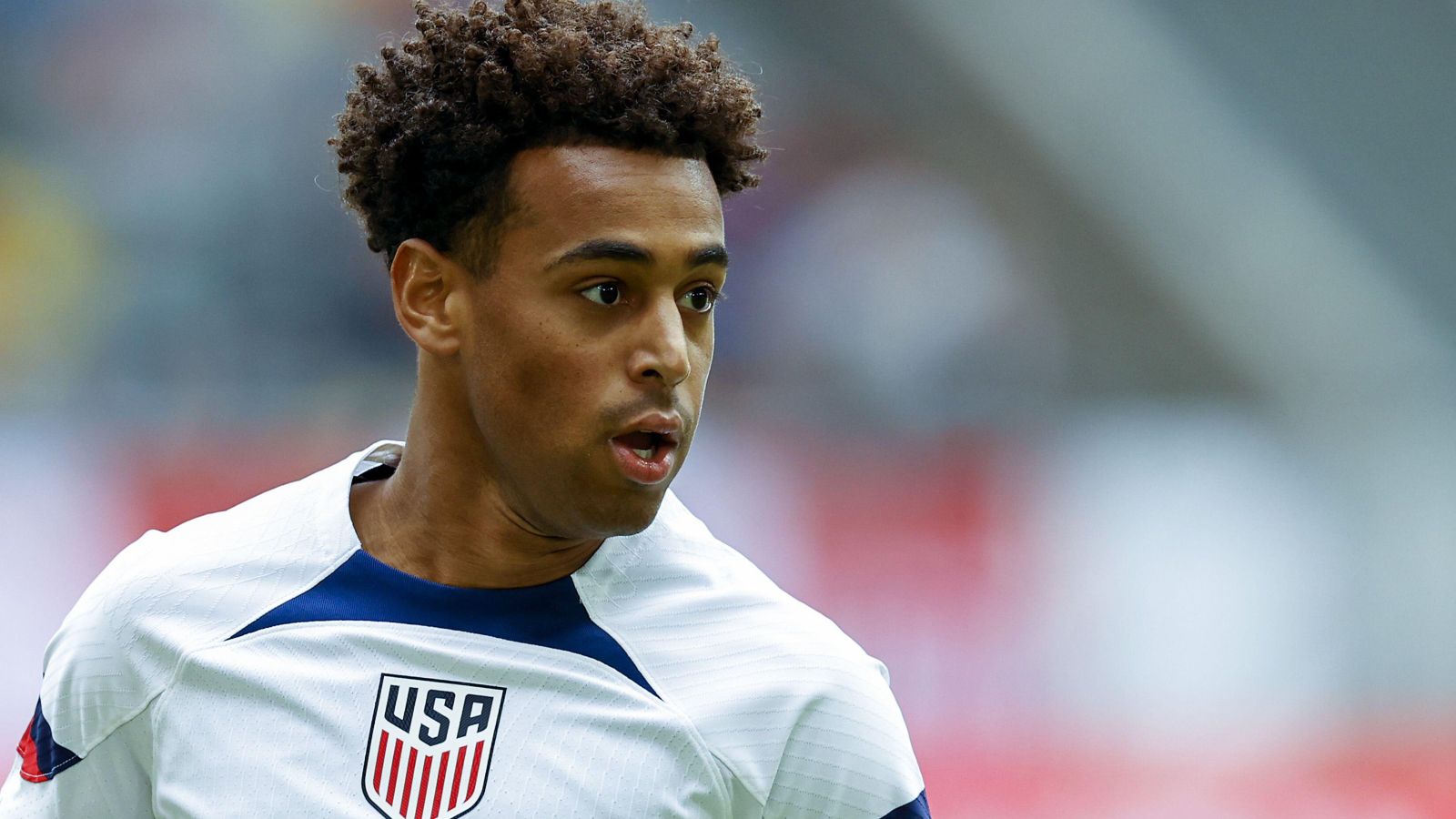 Bournemouth midfielder Tyler Adams during a match for the United States.