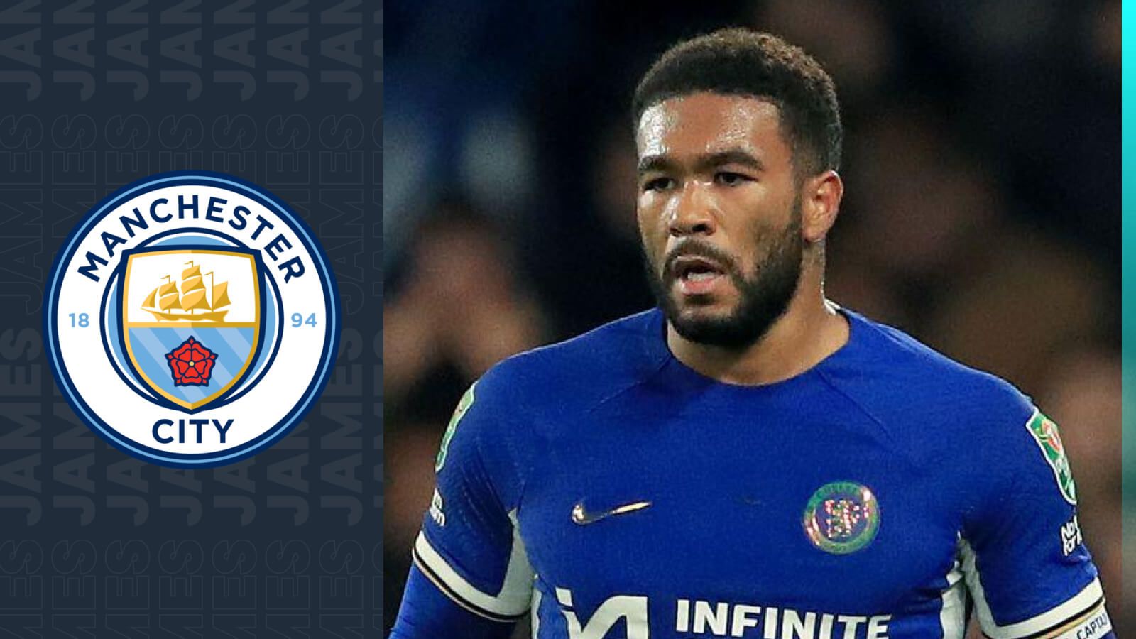 Manchester City are reportedly interested in signing Chelsea captain Reece James.
