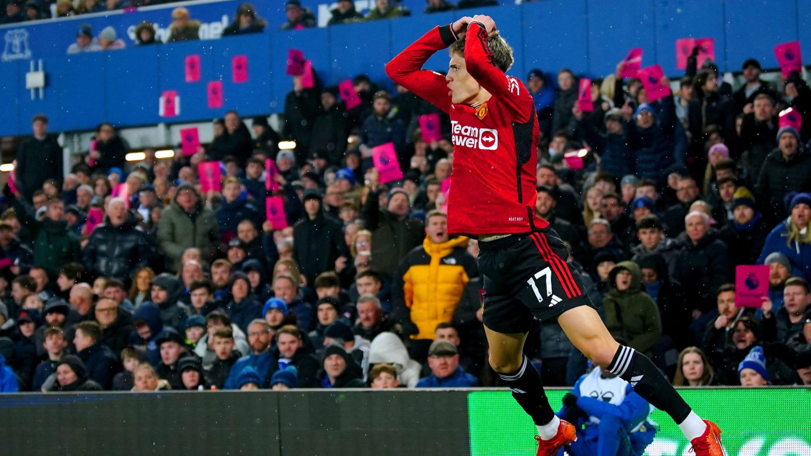 ‘Make your own name’ – Garnacho criticised for ‘celebrating like Cristiano’ after ‘great’ overhead kick