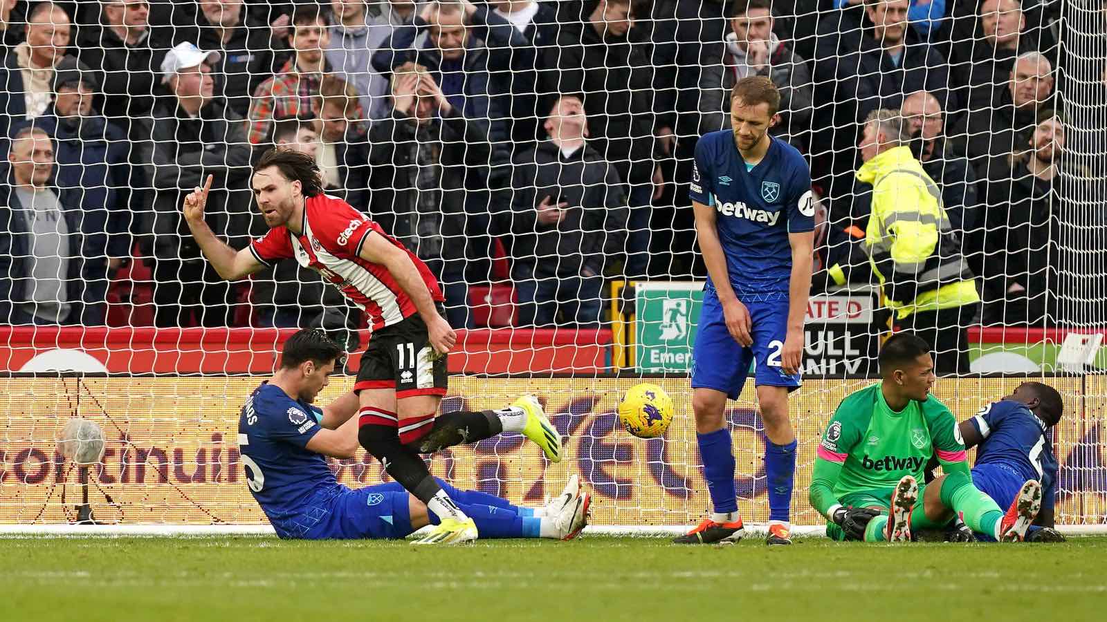 Darwin Nunez-lite offers hot streak Blades promise before two reds and a pen in stoppage time madness