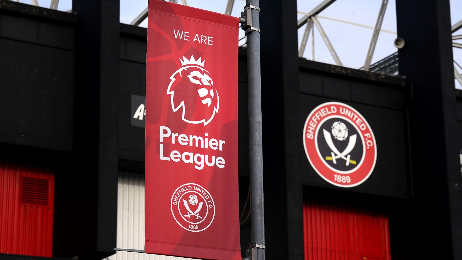 Premier League logo at Sheffield United