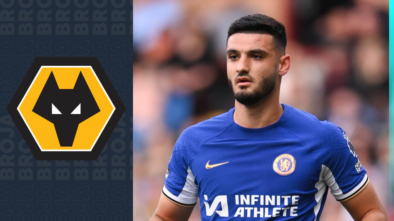 Chelsea striker Armando Broja has been linked with a move to Wolves.