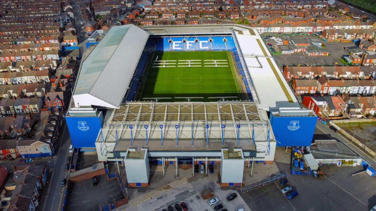 Everton play at Goodison Park