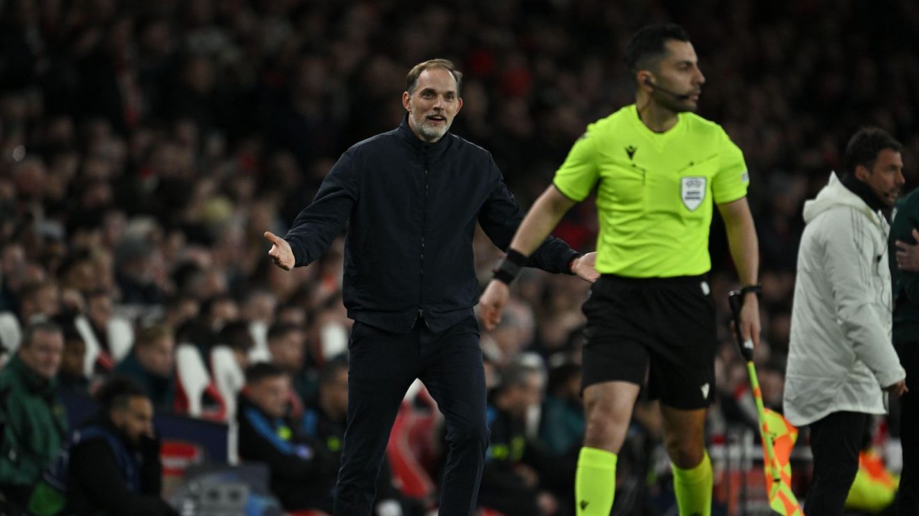 Thomas Tuchel against Arsenal