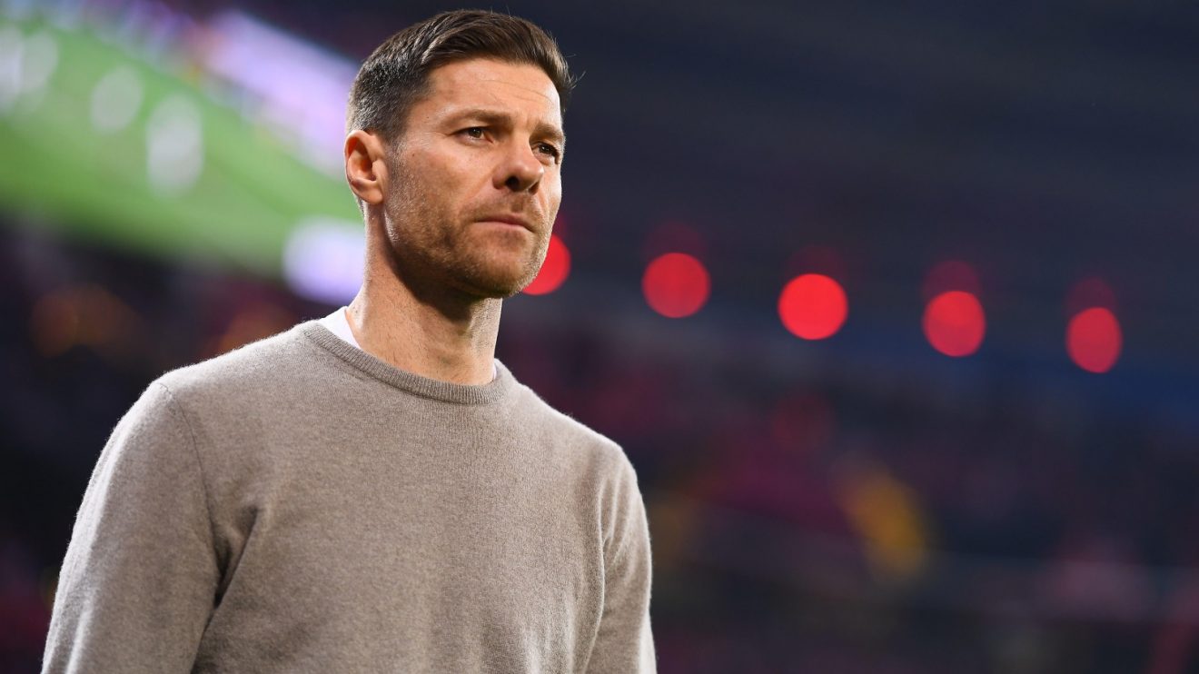 Bayer Leverkusen coach Xabi Alonso.