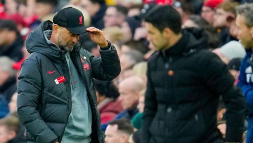 Would Arsenal double put Arteta ahead of Klopp in manager ranking?
