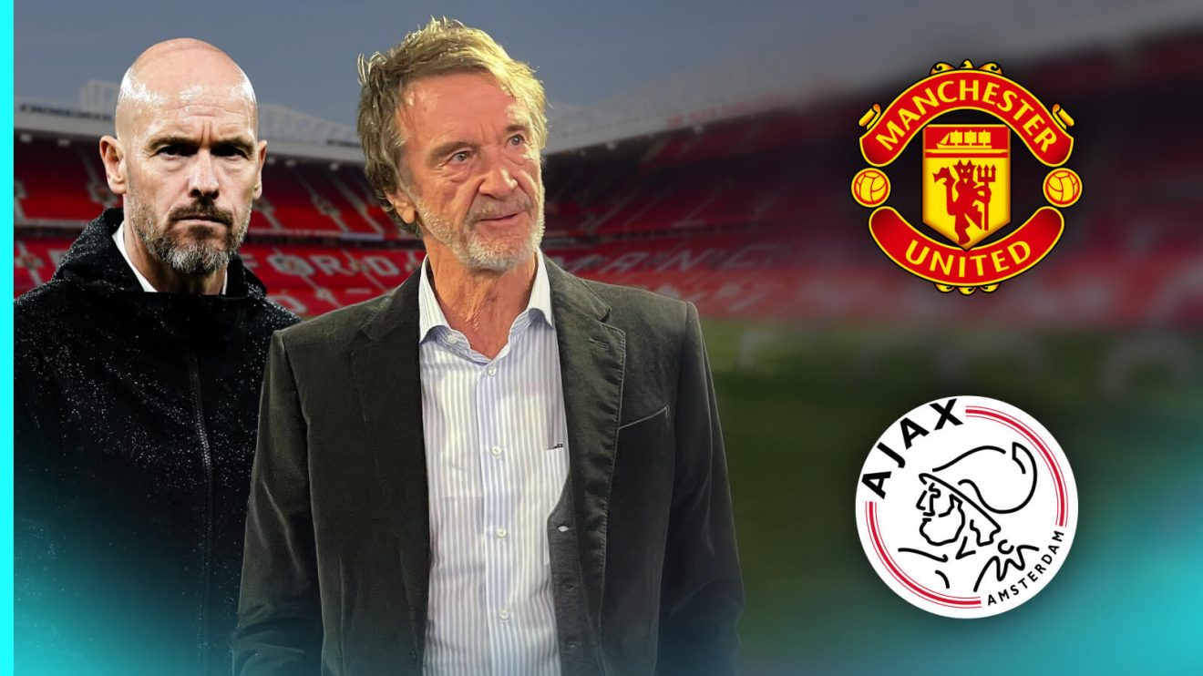 Man Utd boss Erik ten Hag and Sir Jim Ratcliffe