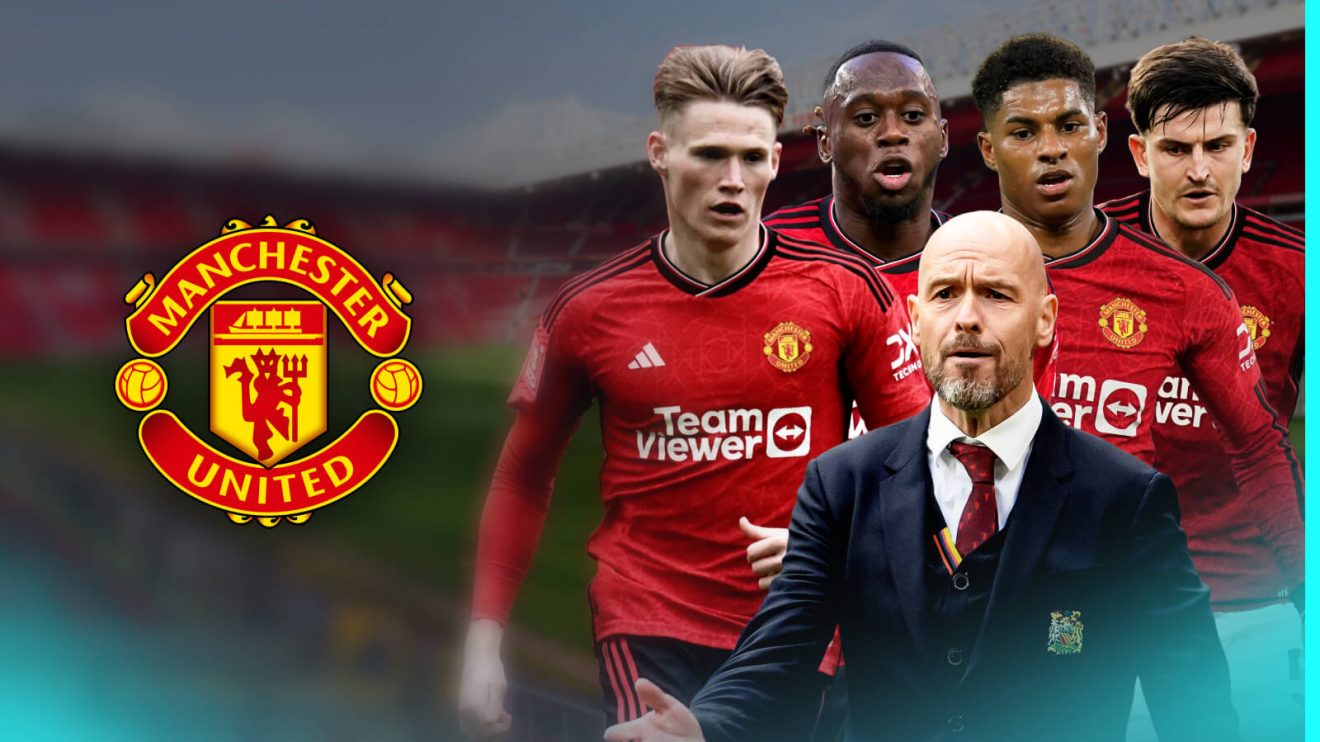 Erik ten Hag and several Man Utd players