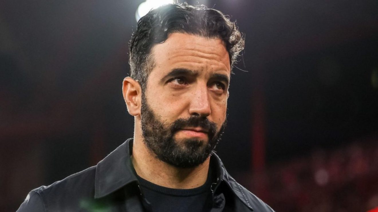 Liverpool and West Ham-linked head coach Ruben Amorim before a match