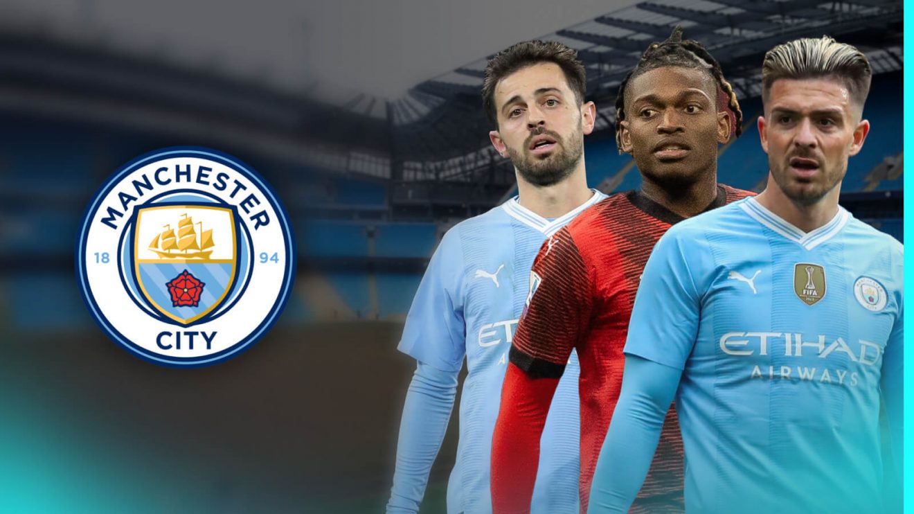 Man City duo Jack Grealish and Bernardo Silva
