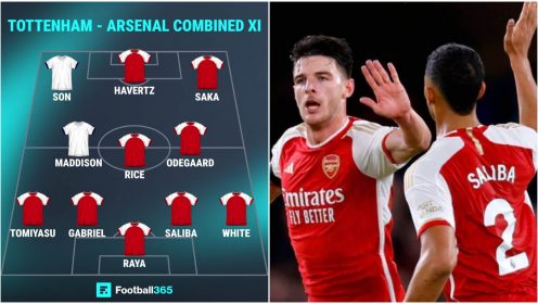 Tottenham – Arsenal combined XI: £65m Gunners star gets nod up front, Son over Martinelli