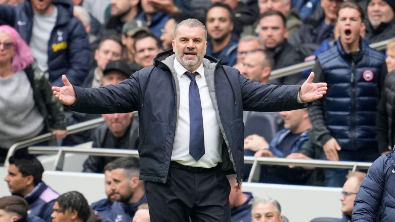 Spurs manager Ange Postecoglou