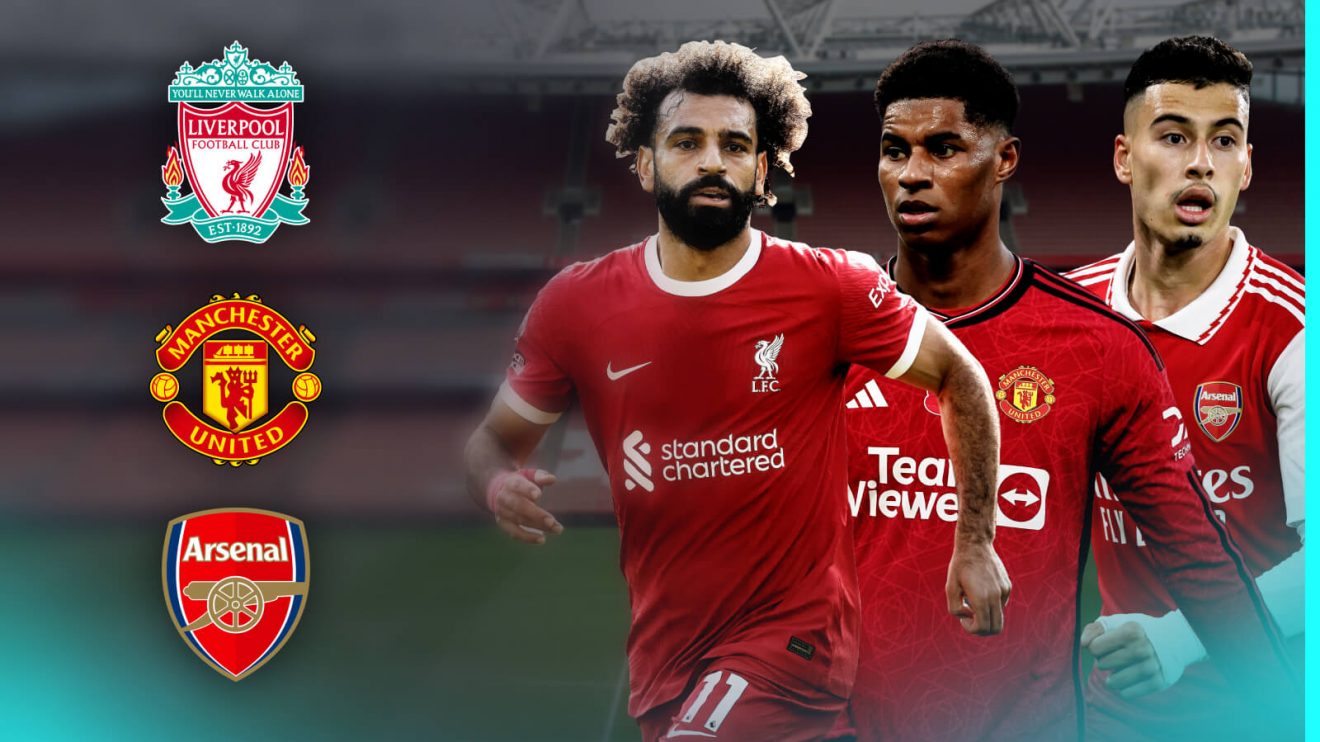 Mo Salah, Marcus Rashford and Gabriel Martinelli