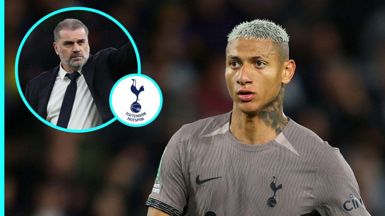 Richarlison and Ange Postecoglou
