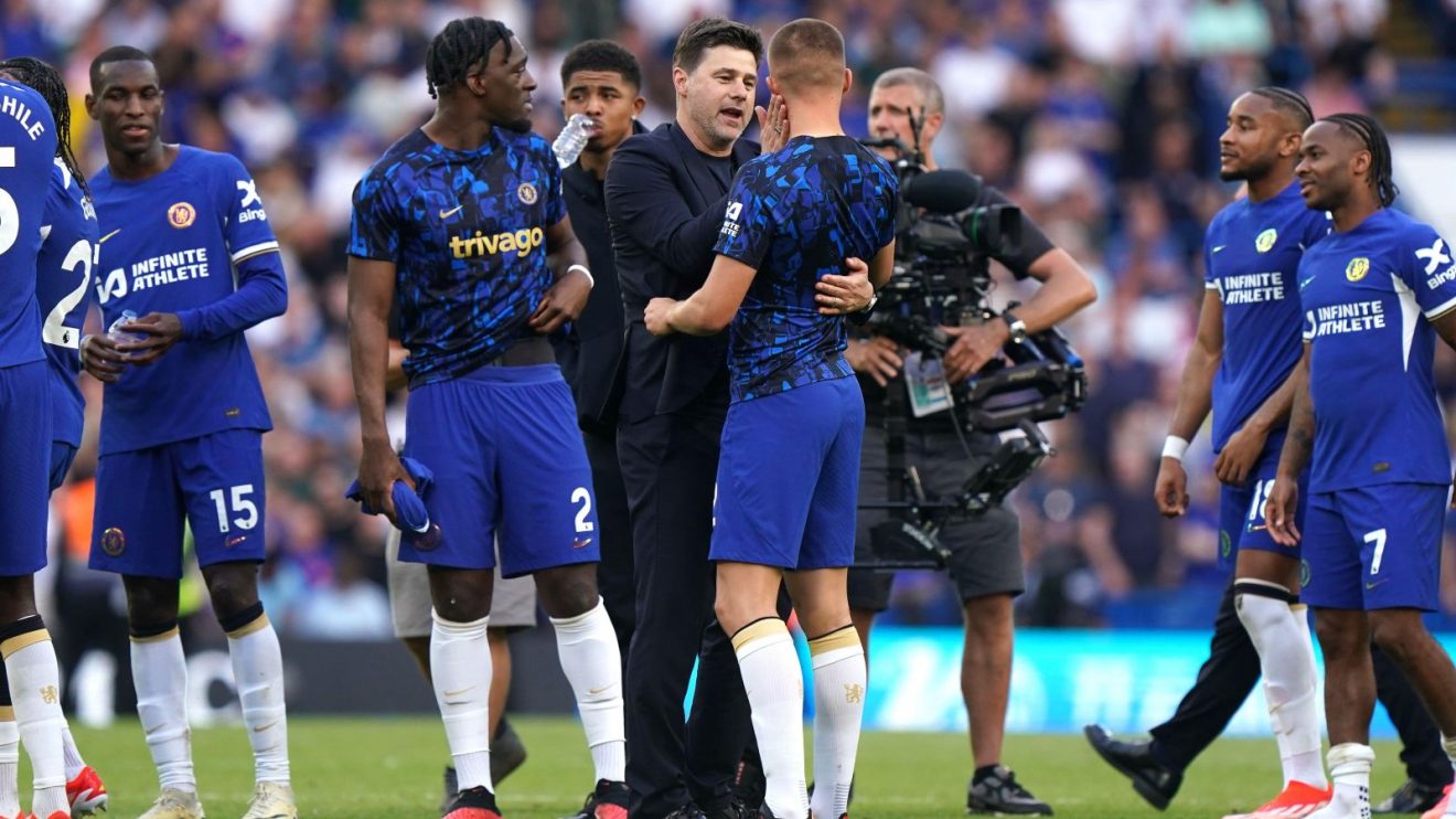 Chelsea head coach Mauricio Pochettino after a match