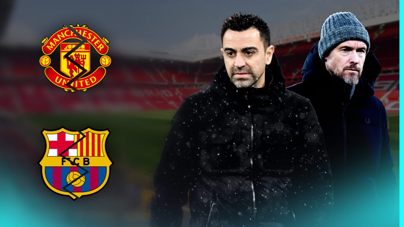 Man Utd boss Erik ten Hag and Xavi