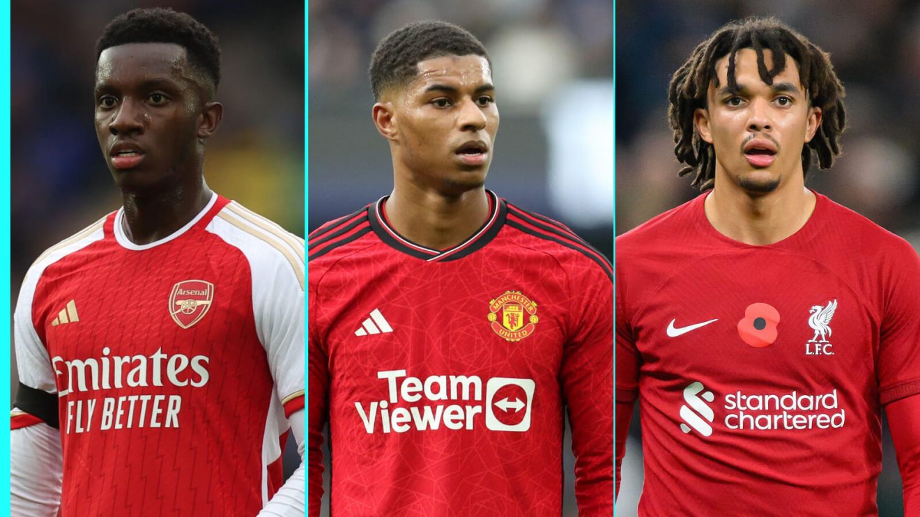 Nketiah, Rashford and Alexander-Arnold.