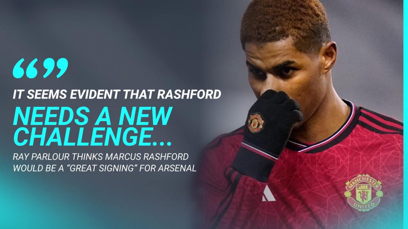 Marcus Rashford "would be a great signing for Arsenal", says Ray Parlour