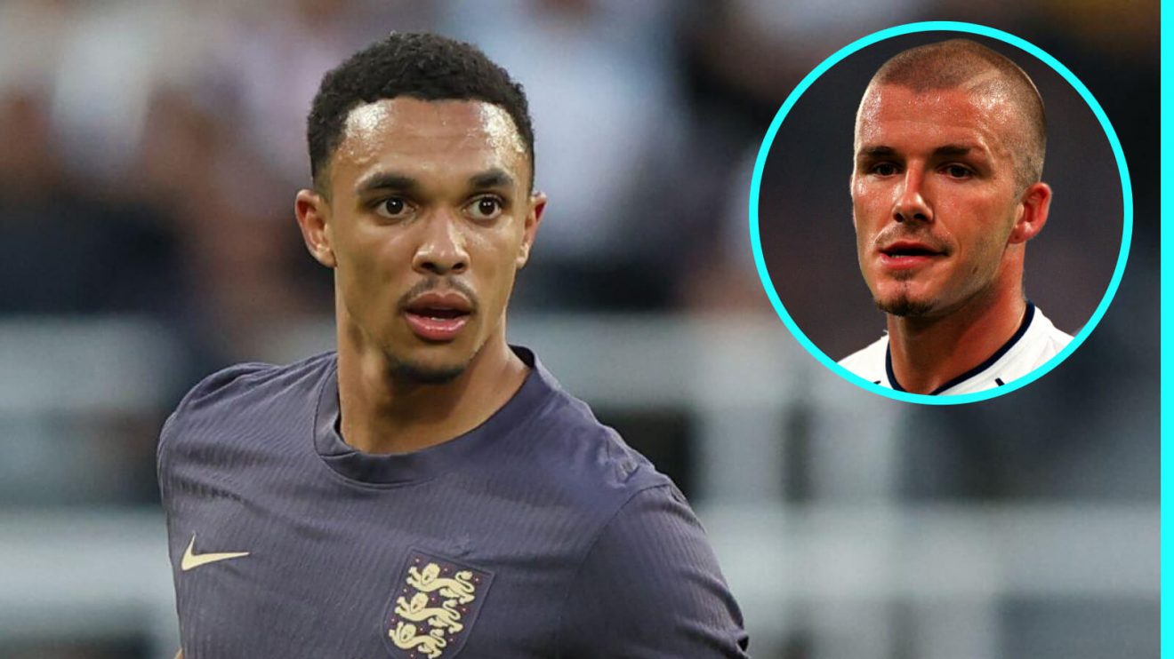 Trent Alexander-Arnold and David Beckham
