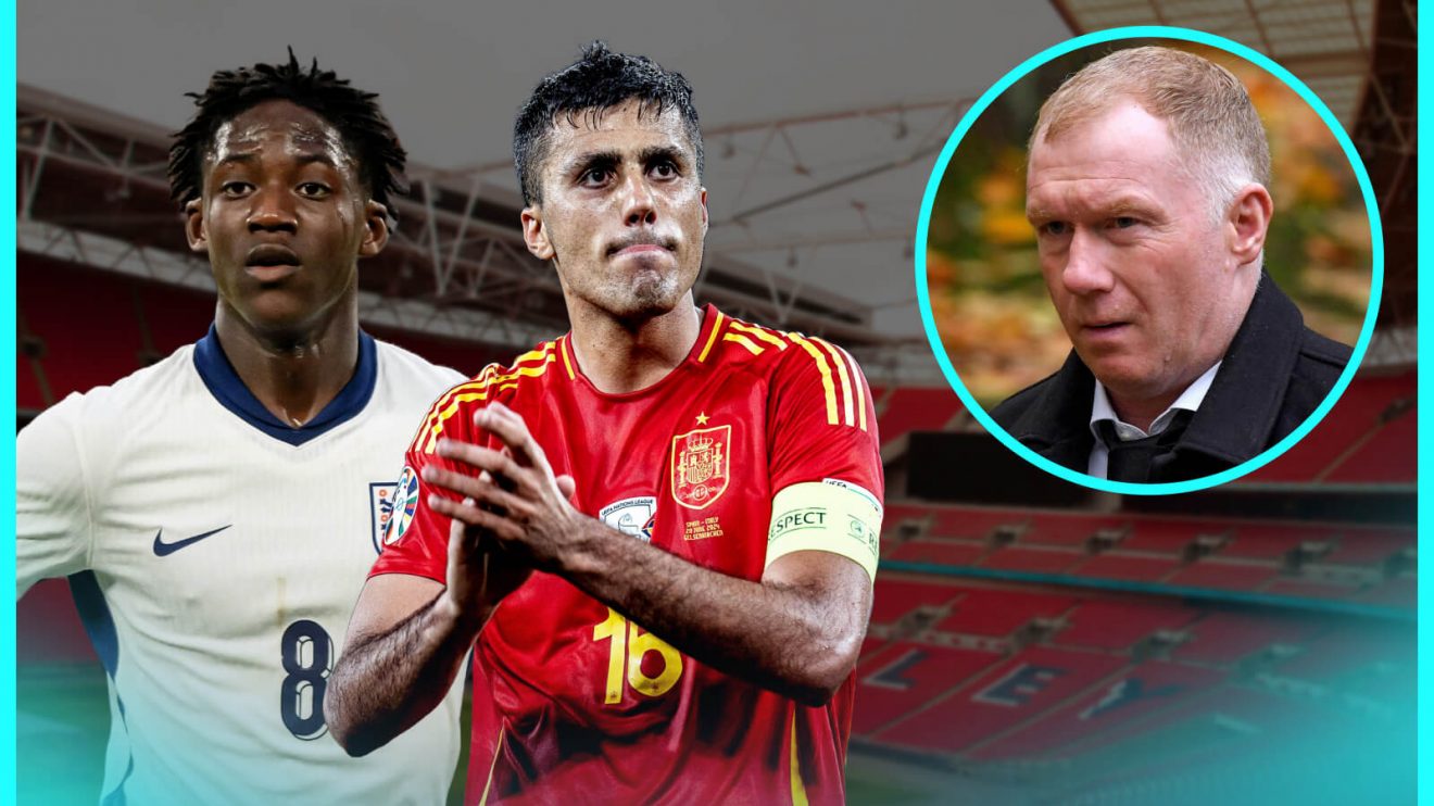 Kobbie Mainoo, Rodri and Paul Scholes.