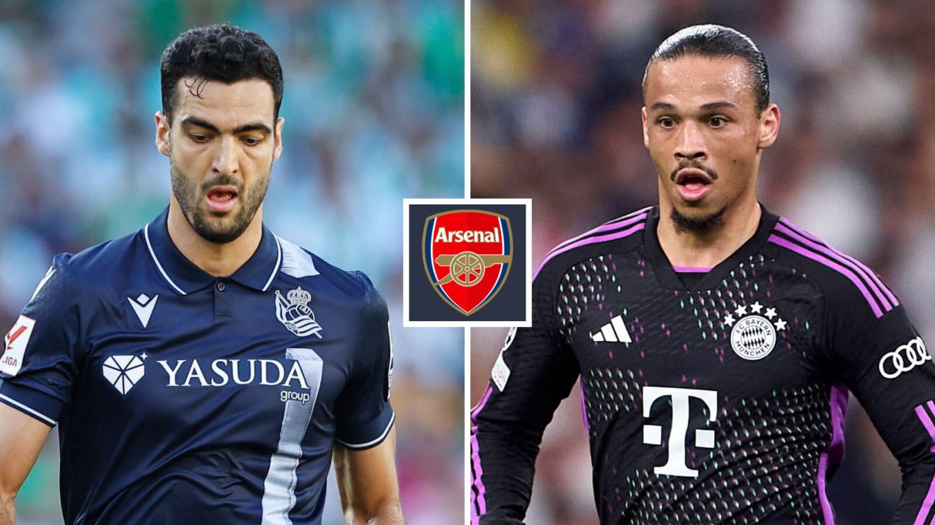 Arsenal targets Leroy Sane and Mikel Merino
