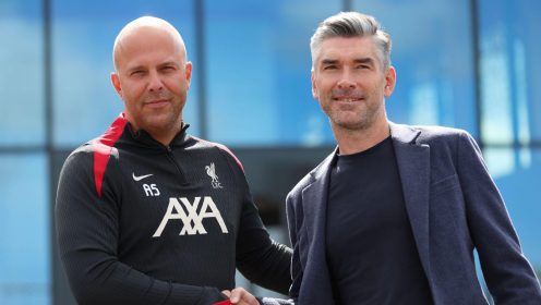 Slot ‘overruled’ by Hughes on ‘controversial’ summer transfer which may cost Liverpool boss his job