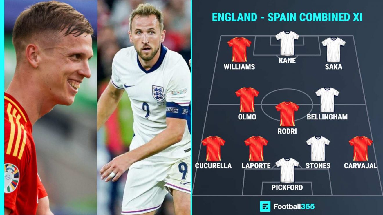 England - Spain combined XI features Dani Olmo and Harry Kane