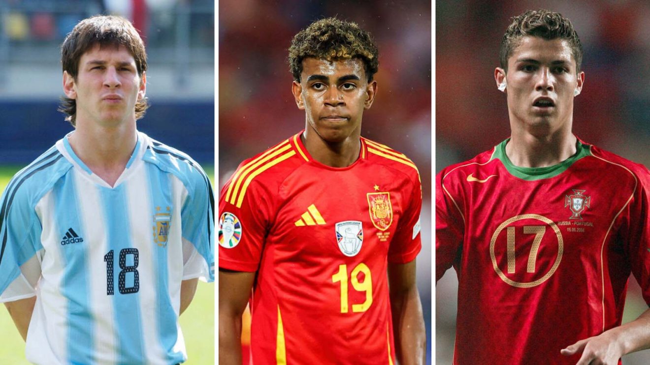 Lionel Messi, Lamine Yamal, Cristiano Ronaldo
