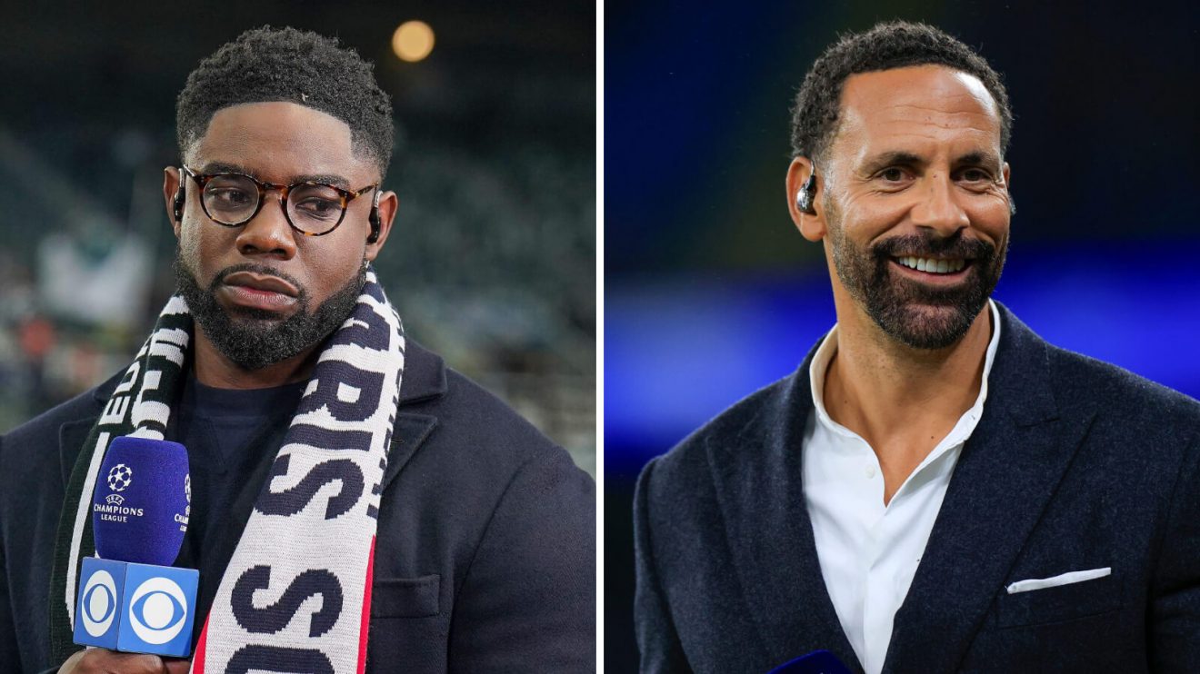 Micah Richards and Rio Ferdinand on England