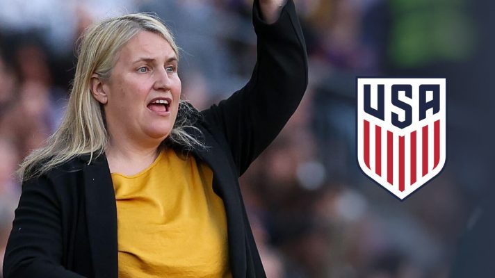 Emma Hayes and the US badge