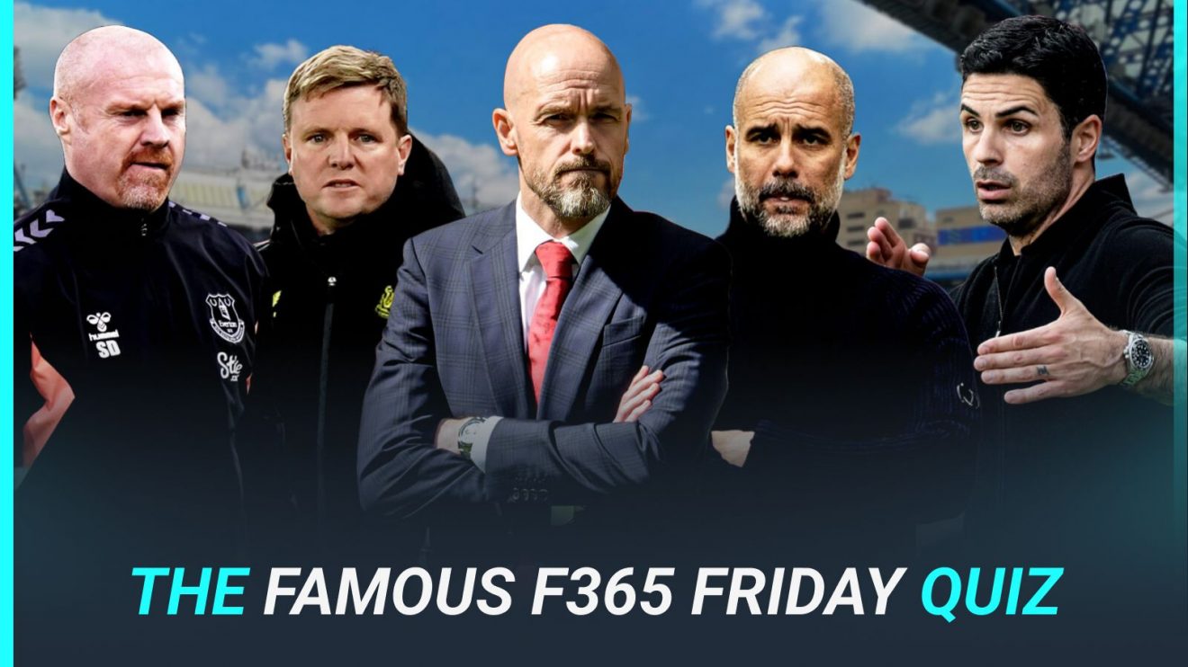 Mikel Arteta, Pep Guardiola, Erik ten Hag, Eddie Howe and Sean Dyche all feature in the Friday Quiz.