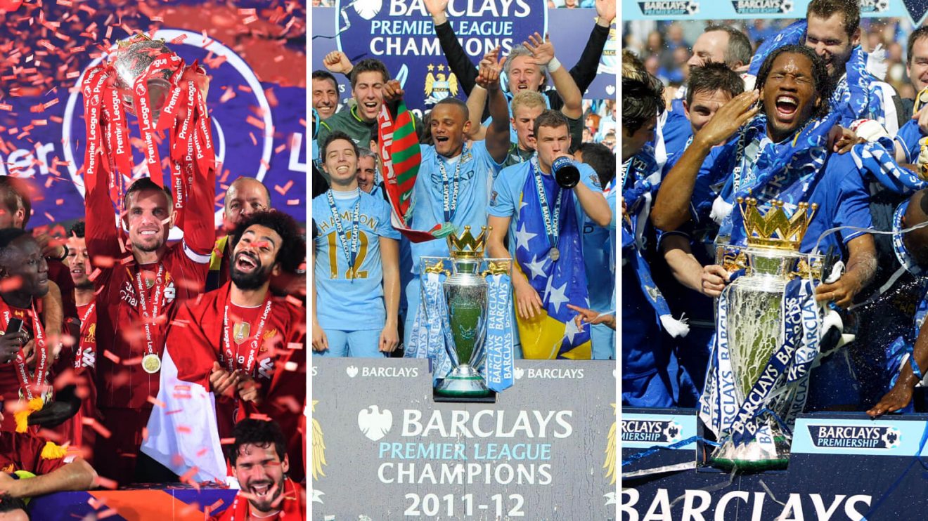 Premier League title triumphs