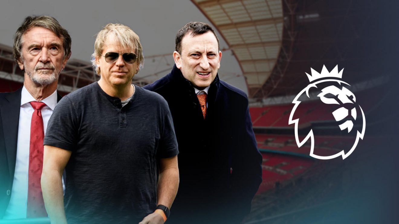 Sir Jim Ratcliffe, Todd Boehly and Tony Bloom.