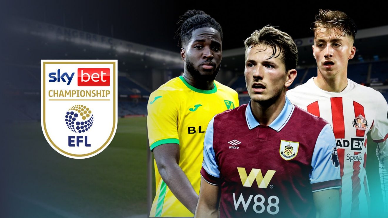 Norwich player Jonathan Rowe, Burnley midfielder Sander Berge and Sunderland forward Jack Clarke