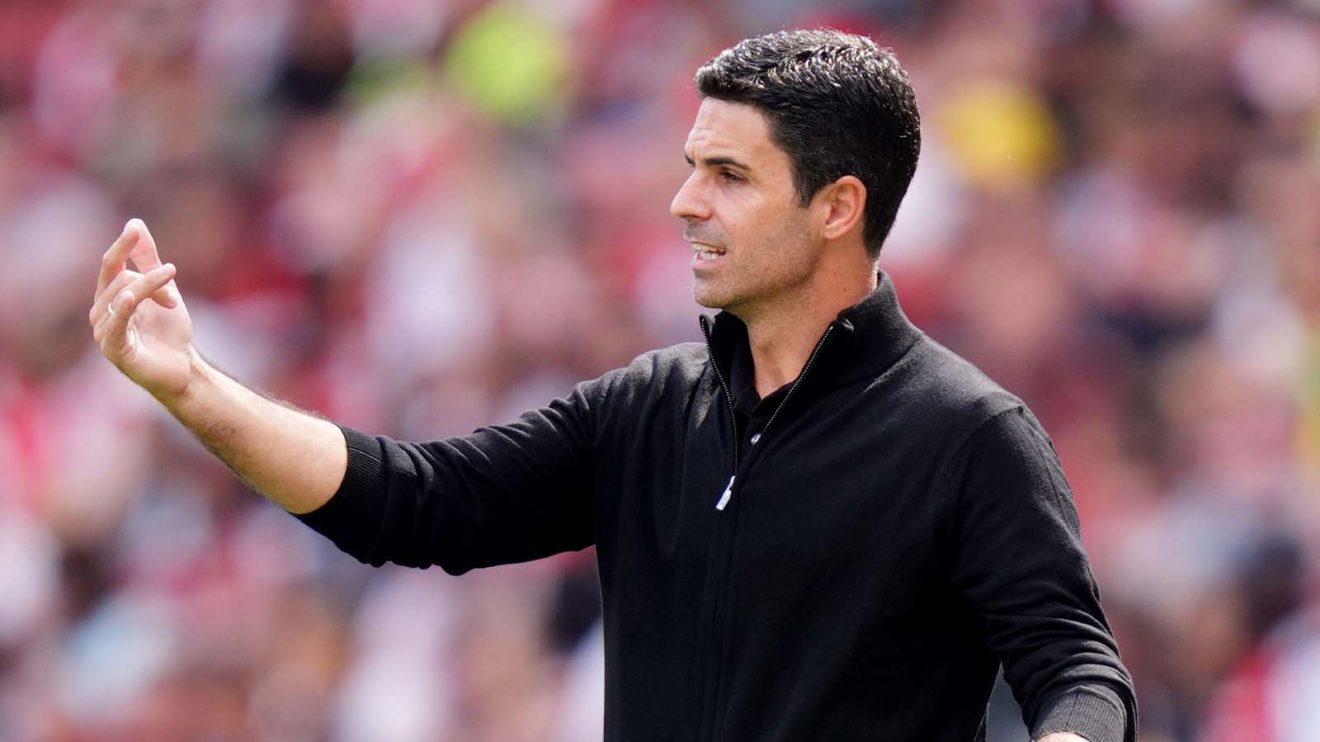 Arsenal manager Mikel Arteta