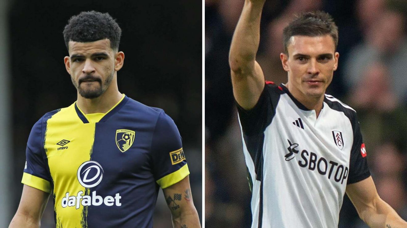 Ex-Bournemouth striker Dominic Solanke and ex-Fulham midfielder Joao Palhinha