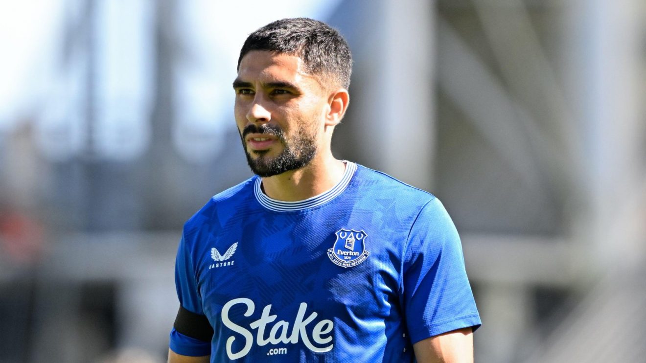 Everton striker Neal Maupay