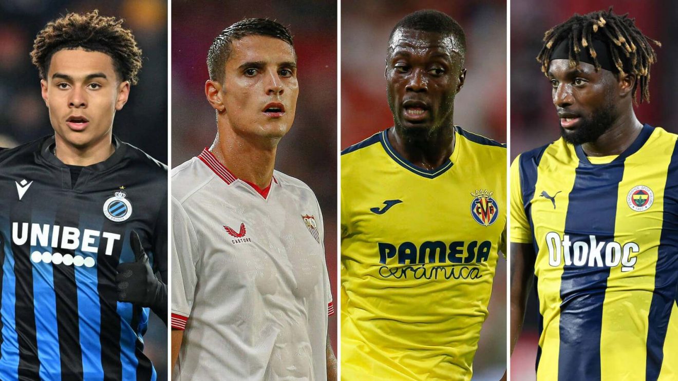 Antonio Nusa, Erik Lamela, Nicolas Pepe and Allan Saint-Maximin