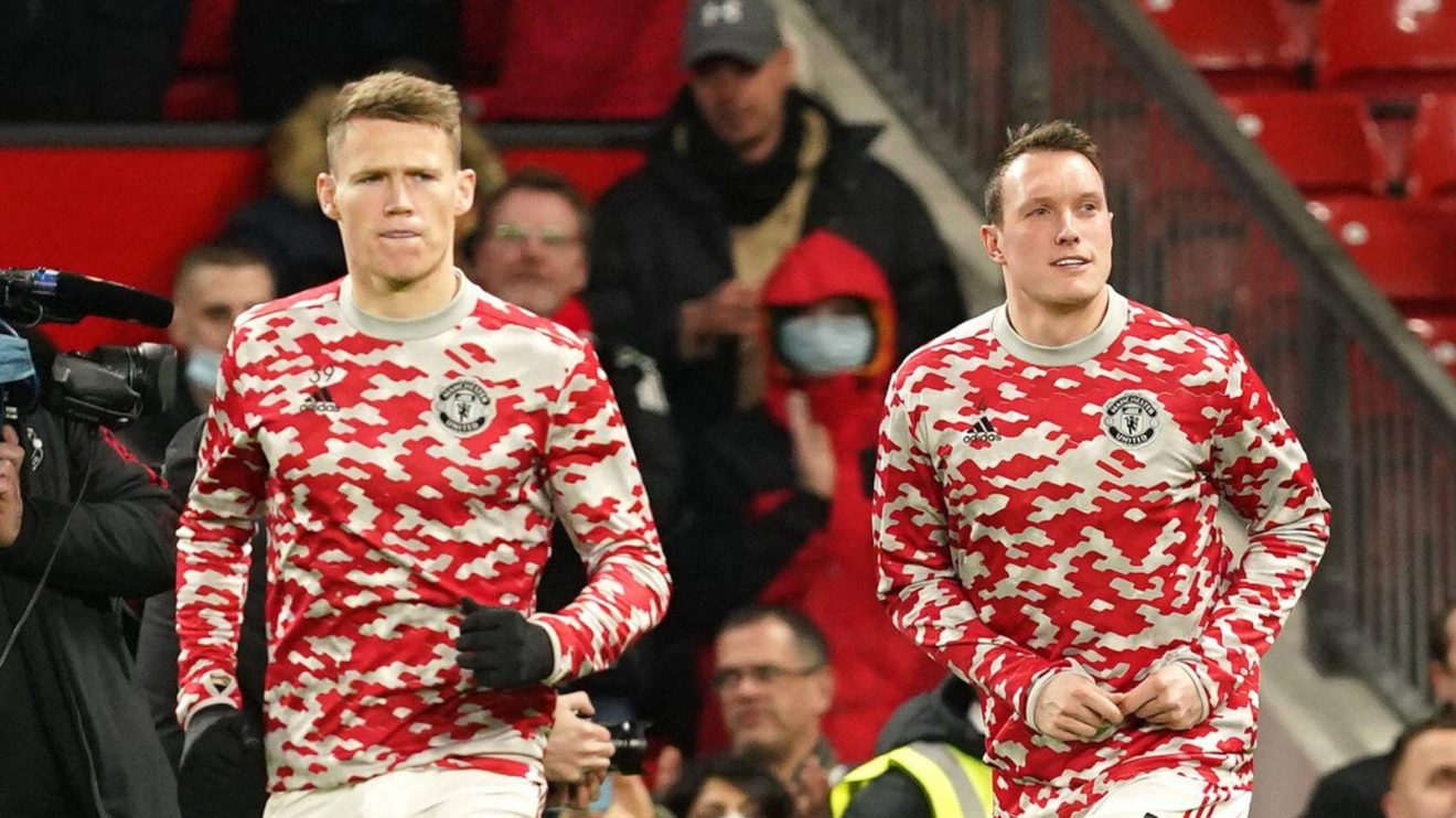 Man Utd duo Scott McTominay and Phil Jones