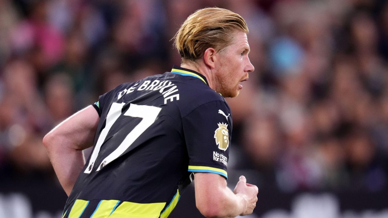 Man City midfielder Kevin de Bruyne