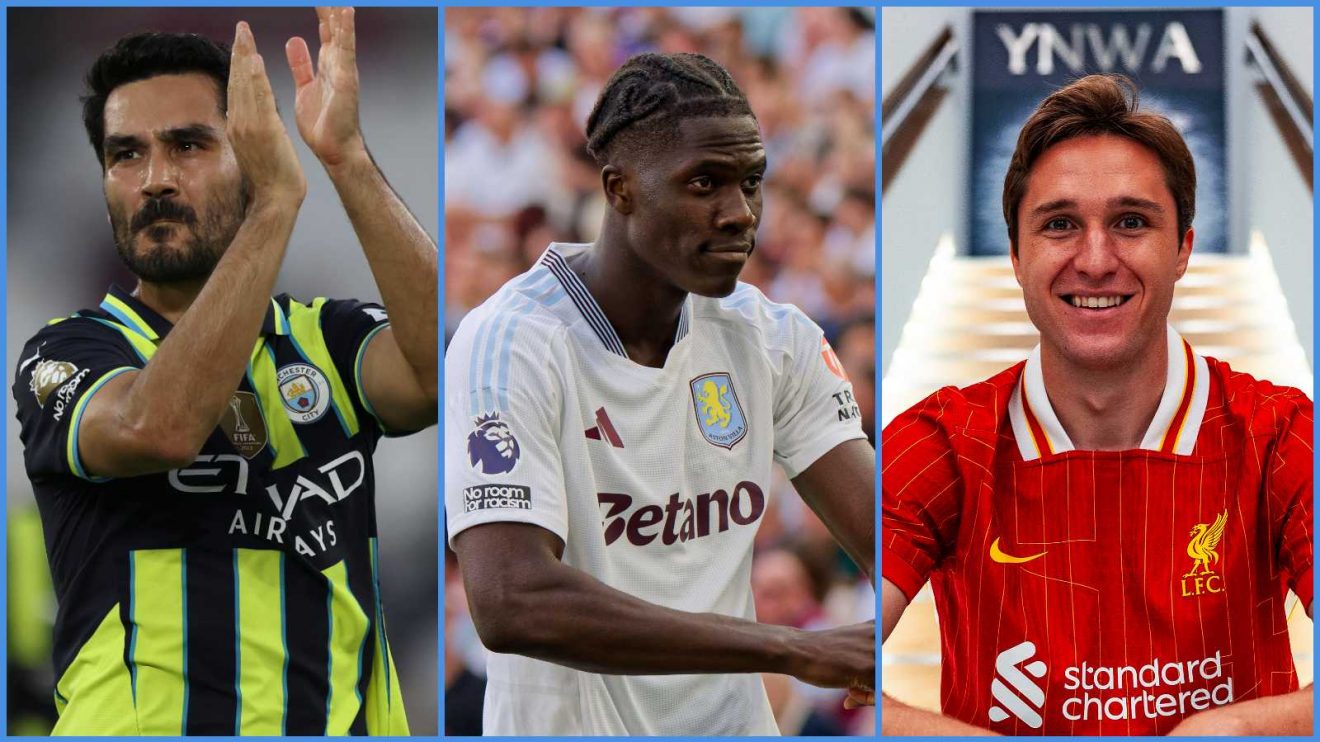 Ilkay Gundogan, Amadou Onana and Federico Chiesa