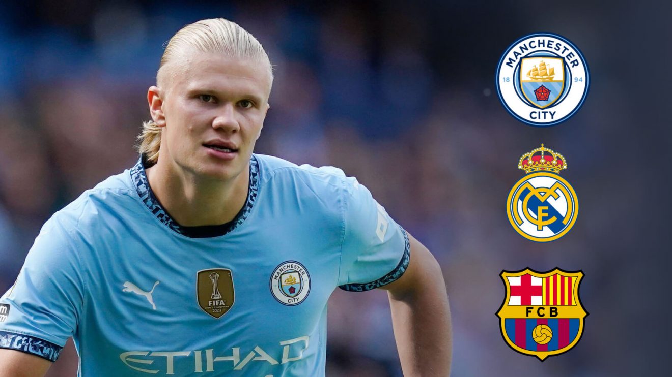Man City striker Erling Haaland