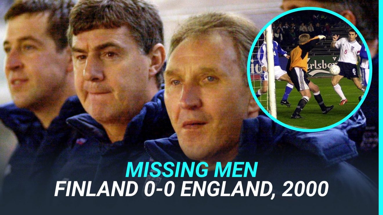 Howard Wilkinson in caretaker charge of England against Finland.